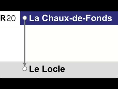 Annonce CFF TransN - La Chaux De Fonds ➡️ Le Locle 