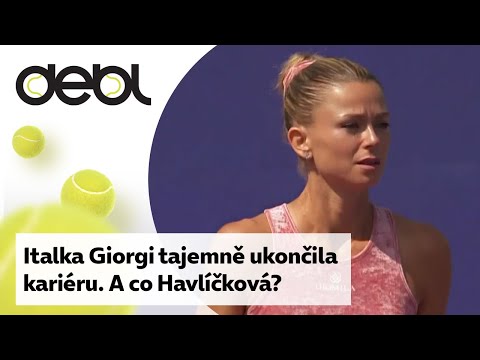 Giorgi ukončila za podezřelých okolností kariéru. A co Havlíčková?