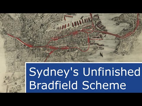 Sydney City network that never was: The Bradfield Scheme