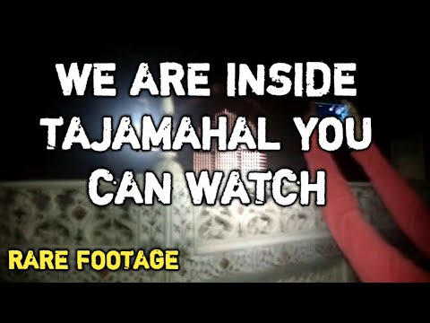 Rare Video of Inside Taj mahal...very dark and scary looks watch it...