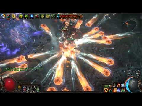 Path of Exile Sanctum 3.20 - Nimis Cold Spectral Throw Deadeye - Eater of Worlds Fight (non-uber)