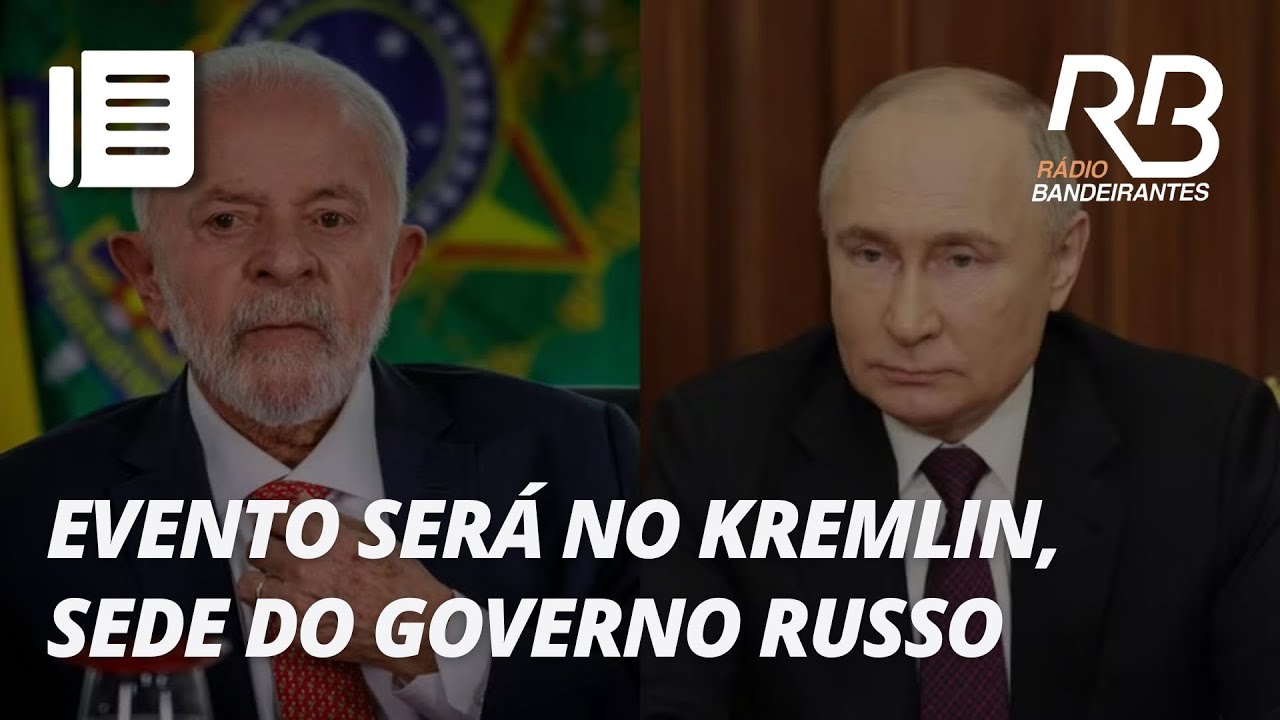 HOJE: Lula se reúne com Putin em jantar na Rússia | Jornal Gente