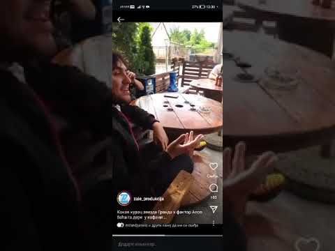 Perčoli u kafe zale akapela peva rastura