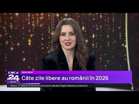 🟣Știrile Digi24 de la ora 15 – 31 decembrie 2025