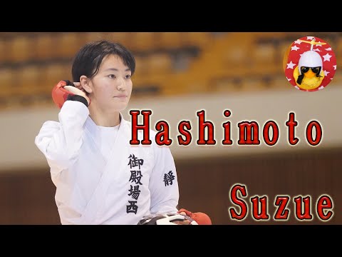 女子個人組手決勝 橋本鈴江（御殿場西）vs小川千尋（御殿場西） 第69回静岡県高等学校総合体育大会 Shizuoka High school Tournament Girls Kumite Fin.
