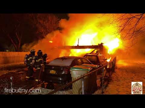 U-Crest fully involved garage fire on Marilyn Drive