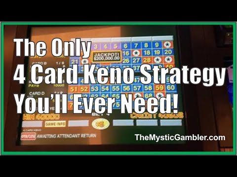 How To Win At 4 Card Keno With Mystic Gambler Smart Charts - Complete Tutorial