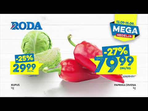 Roda | Mega nedelja 13.09 - 19.09.2019.