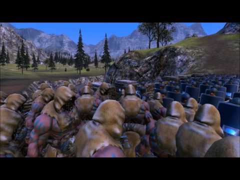 5000 Wildman vs 3000 Knights  (Ultimate Epic Battles Simulator)