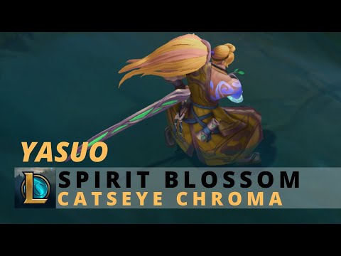 Spirit Blossom Yasuo Catseye Chroma - League Of Legends