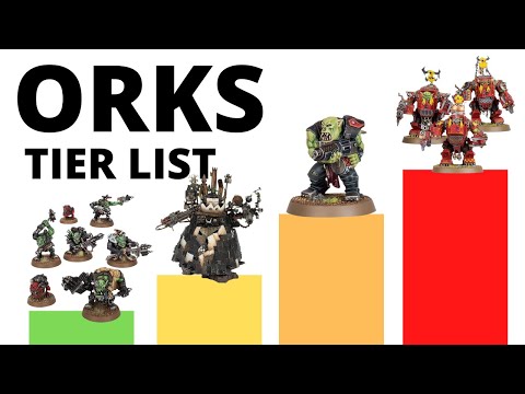 Codex Orks Unit Tier List in Warhammer 40K 10th Edition - Strongest + Weakest Ork Datasheets