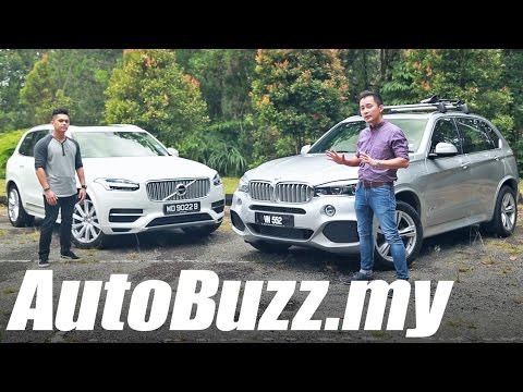 BMW X5 xDrive40e vs Volvo XC90 T8 Inscription plug-in hybrid review - AutoBuzz.my
