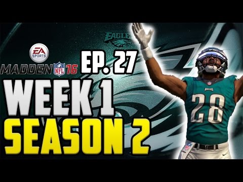 Madden 16 Eagles Connected Franchise: Week 1 vs Cardinals [Ep.27] (Season 2)