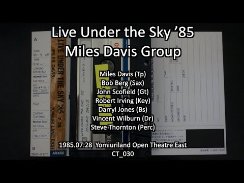 マイルス デイビス Live Under the Sky ’85 Miles Davis Group