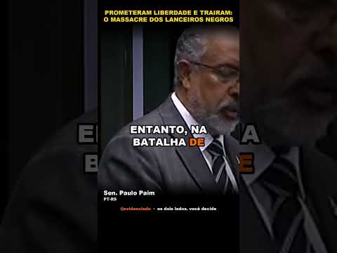 Paim conta o massacre dos Lanceiros Negros: 'prometeram a liberdade e trairam' #Shorts