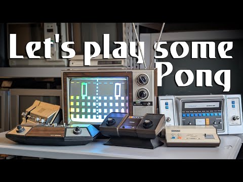 Exploring my collection of Pong consoles