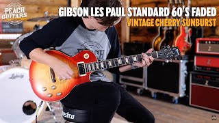 Video thumbnail for No Talking...Just Tones | Gibson Les Paul Standard 60's Faded | Vintage Cherry Sunburst by Peach Guitars