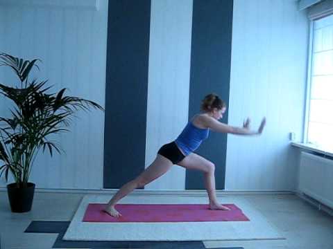 Sun Salutation B with instruction in English