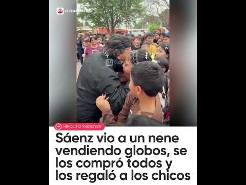 🎈🧒 ¡Gesto inesperado! Gustavo Sáenz le compró todos los globos a un nene | #QUEPASASALTA
