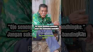 Download lagu Berhenti Membandingkan, Mulailah Bersyukur Pitutur Jawa #Shorts #motivasihidup #wejangan mp3