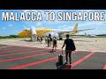 Fly Scoot Air TR421 Embraer 190 E2 From Malacca Malaysia MKZ To Singapore SIN
