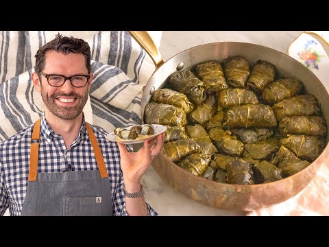 How to Make Dolmades | Stuffed Grape Leaves