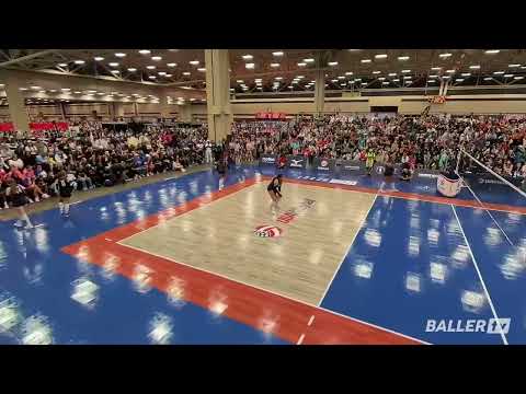 2025 USAV Girls 15 Open Championship Game Dallas Skyline 15 Royal Yun #3 vs TAV 15 Black Jason #1