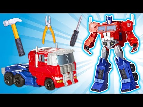 Optimus Prime Transformers'e dönüşemiyor! Tamir oyunu izle!