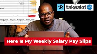 How Much I REALLY Made Working for Takealot & Mr D | My Weekly Salary Breakdown: Delivery's Salary