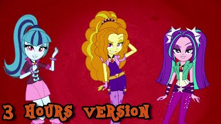MLP:EQG - &quot;Let&#39;s Have a Battle (Of the Bands)&quot;(3 hours extended version)(HQ)