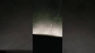 preview picture of video 'Driving on Snow Squall'