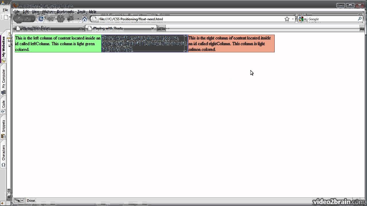 Understanding the Float Property
