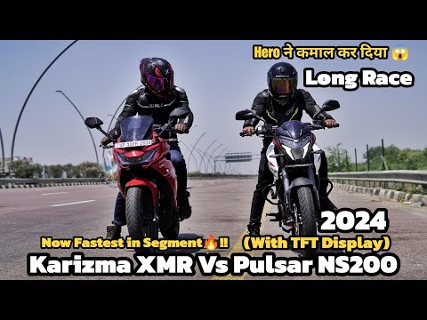 Karizma XMR vs 2024 Pulsar NS200 | Now Fastest In Segment !!😱