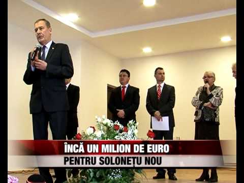 ELECTORALA   Inca un milion de euro pentru Solonetu Nou