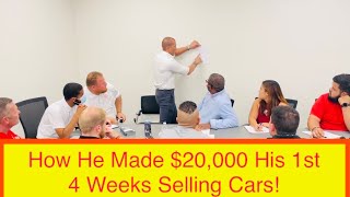 Car Sales Training: BEGINNERS!! How To Make $20,000 A Month... EVERY MONTH!