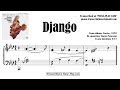 Oscar Peterson - Django / from album: Tracks, 1970 (transcription)