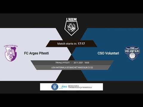 LNBM 2021-2022: FC Argeș Pitești - CSO Voluntari