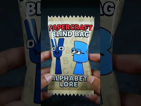 My Sprunki OC V x B (From Alphabet Lore) DIY Blind Bag #papercraft #craft #sprunki
