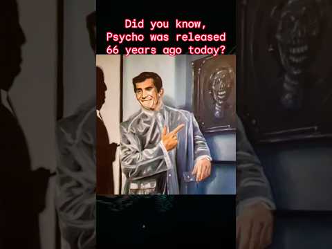 Psycho released 66 years ago today #horrormovies #normanbates #alfredhitchcock