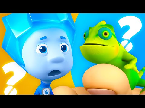 Chameleon Chaos: Nolik and the Fixies' Wild Adventure! | The Fixies | Animation for Kids