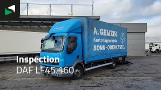 Camion rideaux coulissants DAF LF45.160 4X2 7.5tonner Manual 1500kg Ladebordwand Euro 5 à vendre - Image 4 | Autoline LU Camion rideaux coulissants DAF LF45.160 4X2 7.5tonner Manual 1500kg Ladebordwand Euro 5 | Image 4 - Autoline
