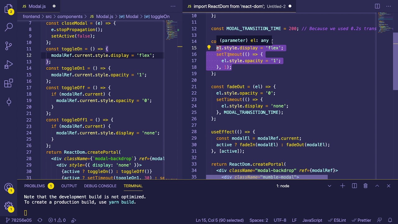 A lesson in refactoring react code: cleaning up a modal component