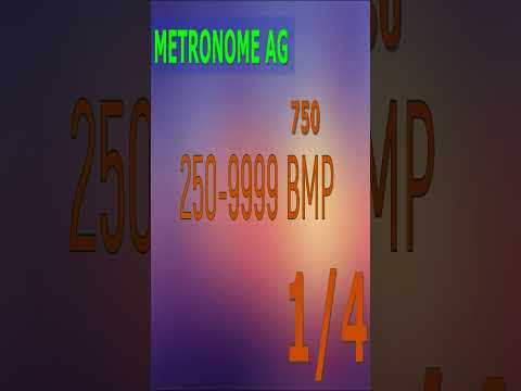 750 BPM Metronome 1/4