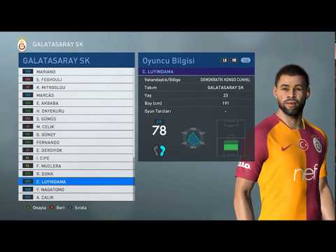 PES 2017 C.LUYİNDAMA YÜZ YAMASI ( NEW FACES )