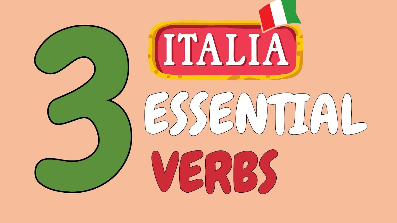 Mastering Italian: Unlocking 3 Essential Verbs