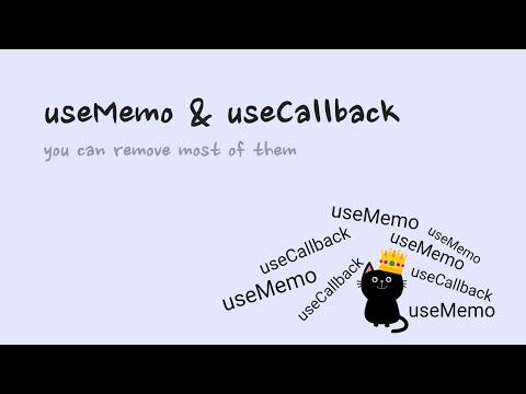 useCallback for re-renders: remove most of them