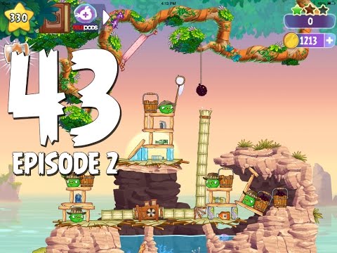 Angry Birds Stella Level 43 Episode 2 Beach Day Walkthrough