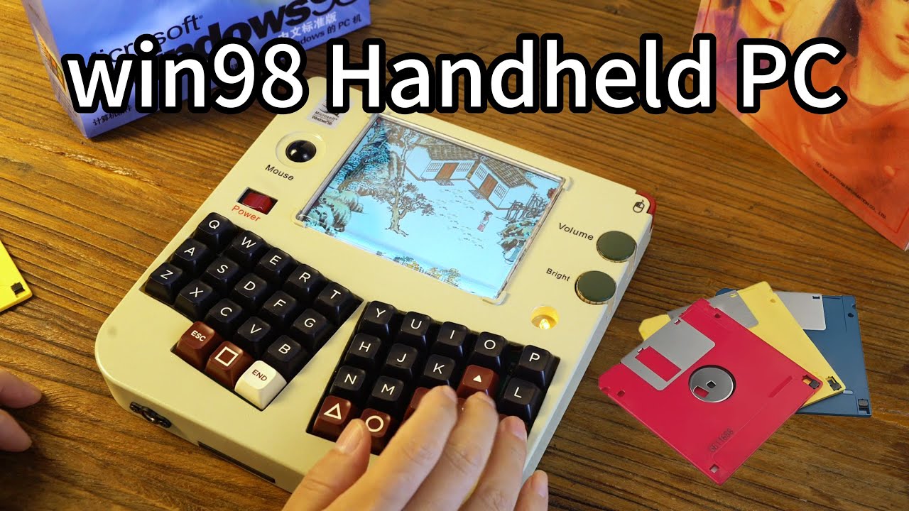 Make a Pentium mmx cpu handheld computer - YouTube