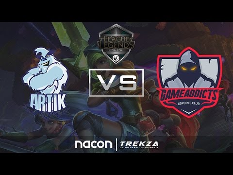TEAM ARTIK vs GAME ADDICTS - #LigaLoL - Mapa 1 - Jornada 1 - T1