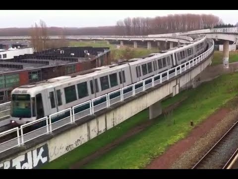 RET Metro Type SG2/1 Aankomst Tussenwater Lijn C Richting De Akkers
